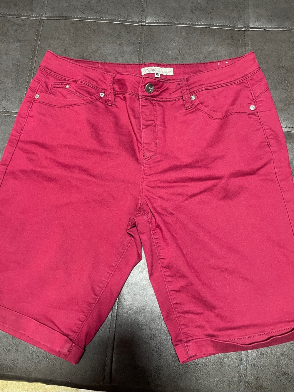 Royalty For Me Fuchsia Bermuda Shorts